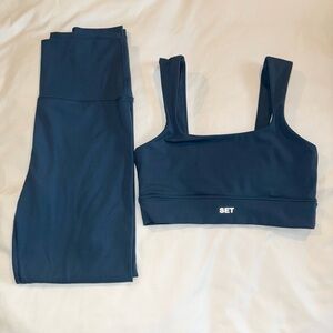 SET Active Navy Blue Activewear Set